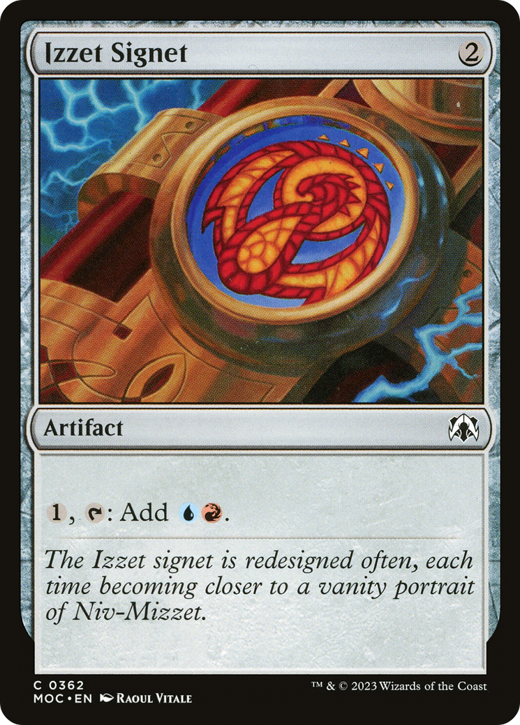 Izzet Signet [March of the Machine Commander] | Dragon's Lair Comics and Fantasy Houston TX