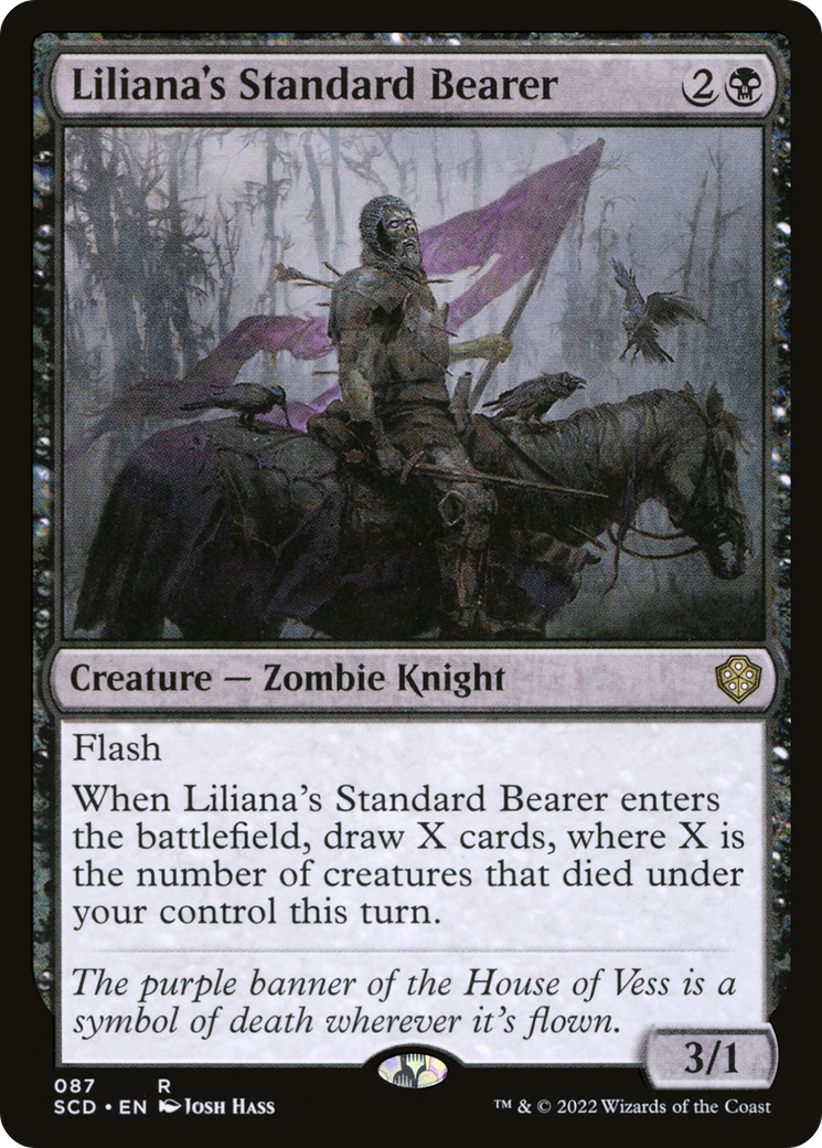 Liliana's Standard Bearer [Starter Commander Decks] | Dragon's Lair Comics and Fantasy Houston TX