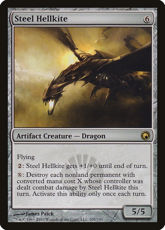 Steel Hellkite [Scars of Mirrodin] | Dragon's Lair Comics and Fantasy Houston TX