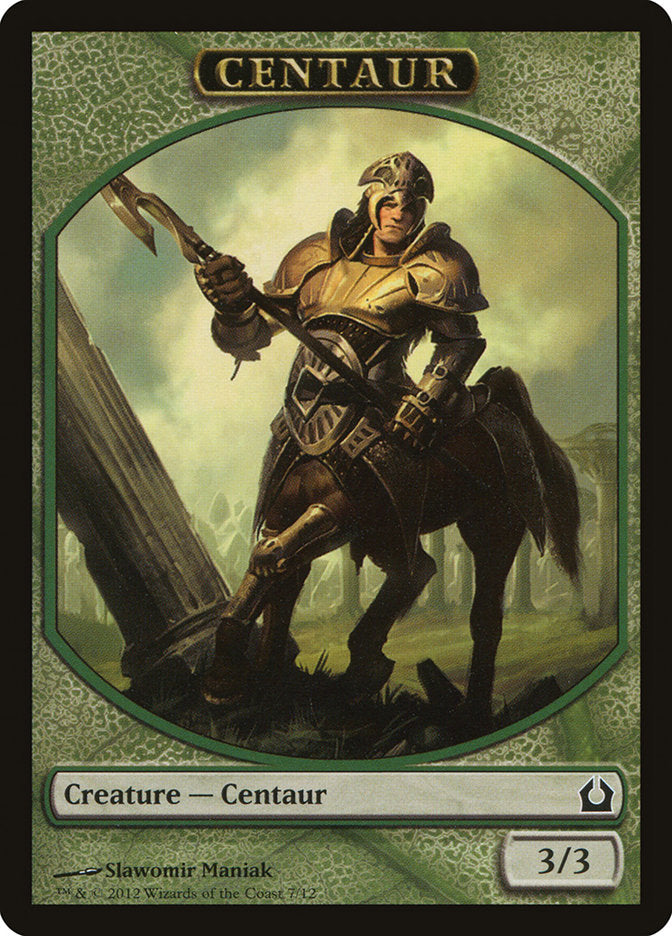 Centaur Token [Return to Ravnica Tokens] | Dragon's Lair Comics and Fantasy Houston TX