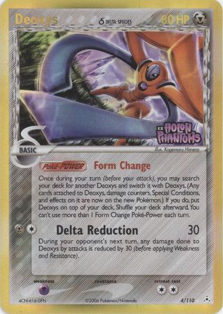 Deoxys (4/110) (Delta Species) (Stamped) [EX: Holon Phantoms] | Dragon's Lair Comics and Fantasy Houston TX