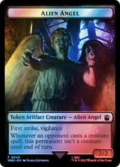 Alien Angel // Alien Salamander Double-Sided Token (Surge Foil) [Doctor Who Tokens] | Dragon's Lair Comics and Fantasy Houston TX