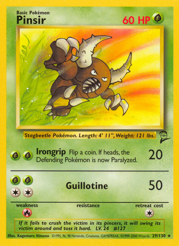 Pinsir (29/130) [Base Set 2] | Dragon's Lair Comics and Fantasy Houston TX