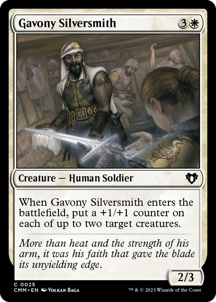 Gavony Silversmith [Commander Masters] | Dragon's Lair Comics and Fantasy Houston TX