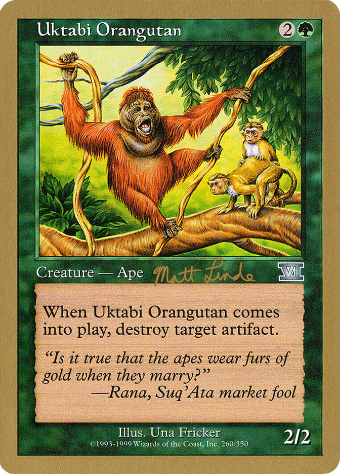 Uktabi Orangutan (Matt Linde) [World Championship Decks 1999] | Dragon's Lair Comics and Fantasy Houston TX