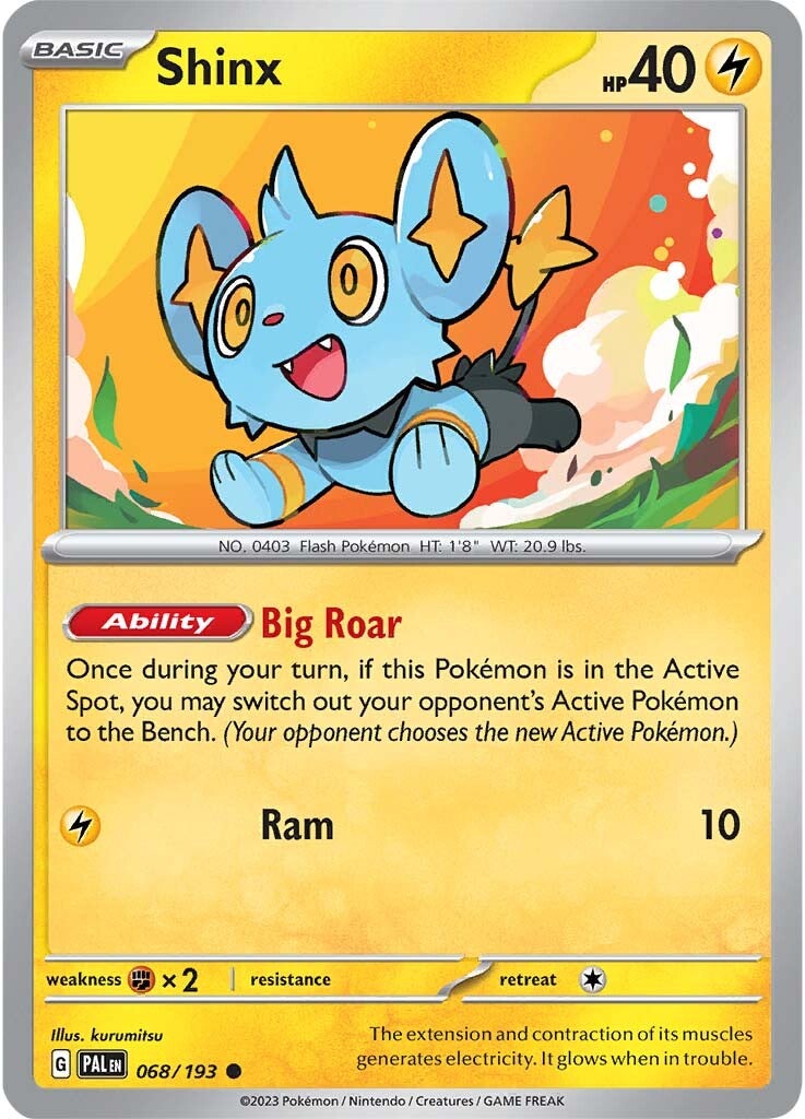 Shinx (068/193) [Scarlet & Violet: Paldea Evolved] | Dragon's Lair Comics and Fantasy Houston TX