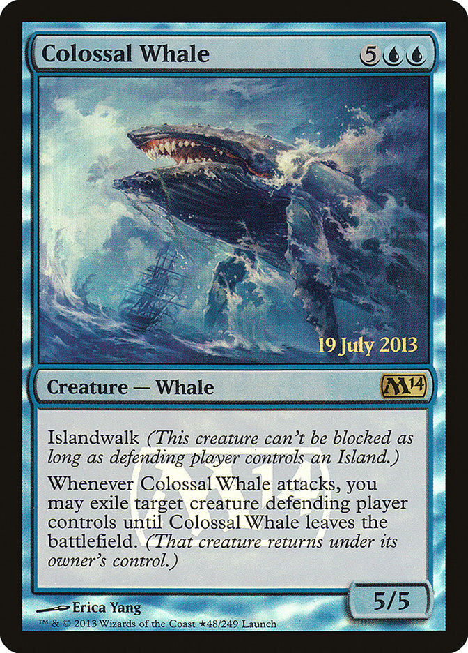 Colossal Whale [Magic 2014 Prerelease Promos] | Dragon's Lair Comics and Fantasy Houston TX