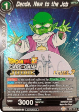 Dende, New to the Job (Level 2) (BT5-109) [Judge Promotion Cards] | Dragon's Lair Comics and Fantasy Houston TX