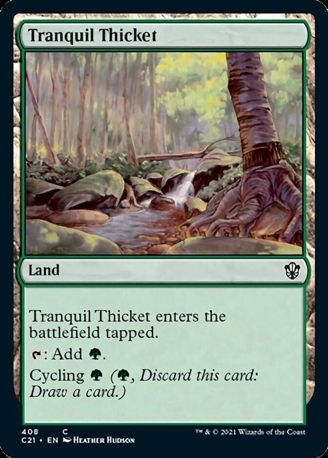 Tranquil Thicket [Commander 2021] | Dragon's Lair Comics and Fantasy Houston TX