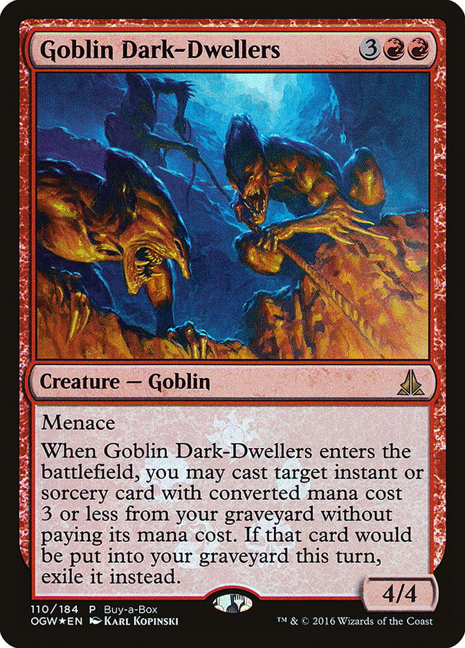 Goblin Dark-Dwellers (Buy-A-Box) [Oath of the Gatewatch Promos] | Dragon's Lair Comics and Fantasy Houston TX