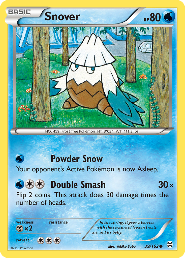 Snover (39/162) [XY: BREAKthrough] | Dragon's Lair Comics and Fantasy Houston TX