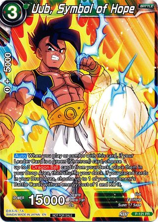 Uub, Symbol of Hope (Power Booster) (P-121) [Promotion Cards] | Dragon's Lair Comics and Fantasy Houston TX