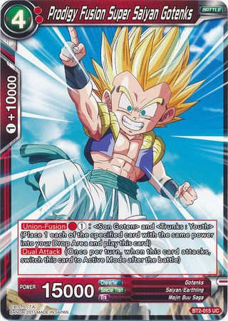 Prodigy Fusion Super Saiyan Gotenks (BT2-015) [Union Force] | Dragon's Lair Comics and Fantasy Houston TX