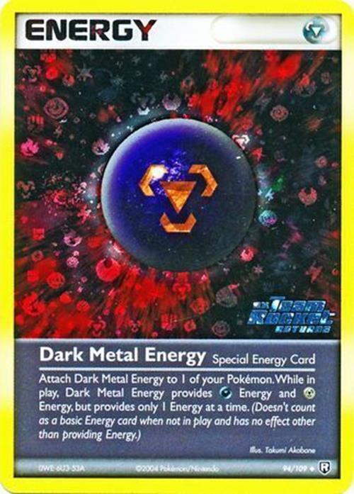 Dark Metal Energy (94/109) (Stamped) [EX: Team Rocket Returns] | Dragon's Lair Comics and Fantasy Houston TX