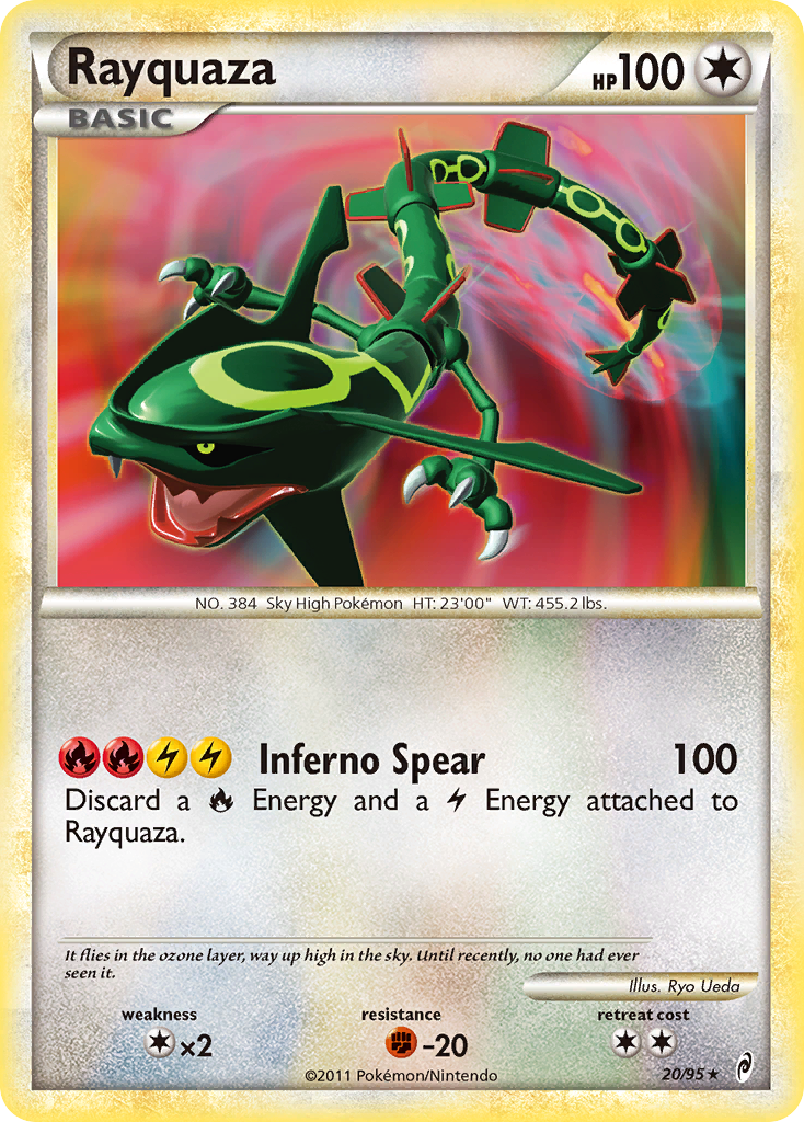 Rayquaza (20/95) [HeartGold & SoulSilver: Call of Legends] | Dragon's Lair Comics and Fantasy Houston TX