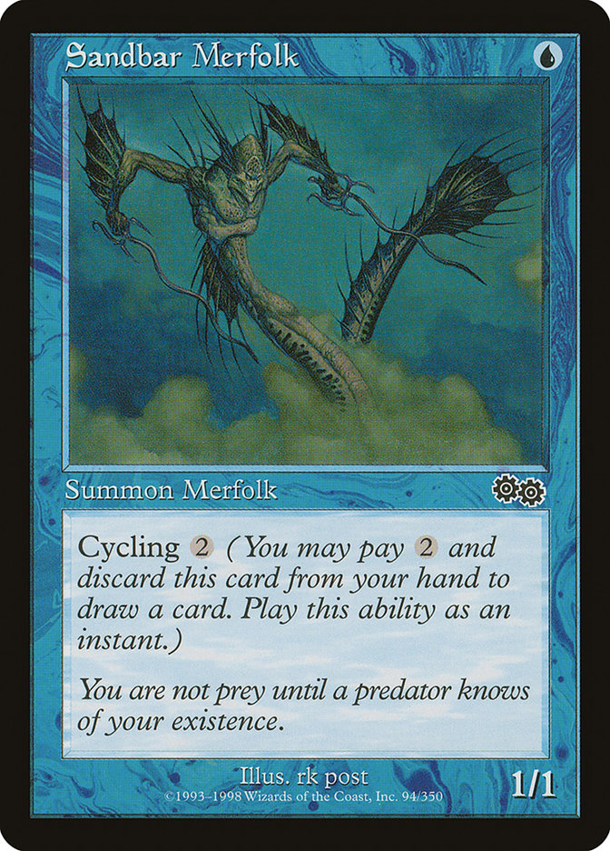 Sandbar Merfolk [Urza's Saga] | Dragon's Lair Comics and Fantasy Houston TX