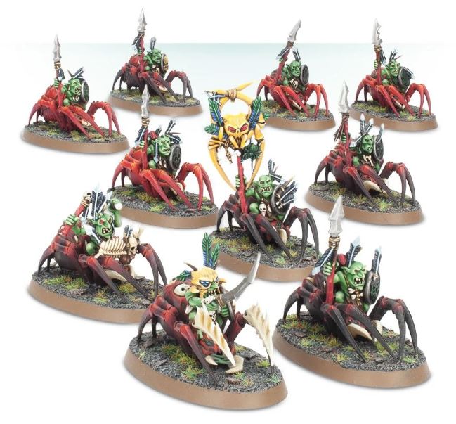 Warhammer Age of Sigmar: Grot Spider Riders | Dragon's Lair Comics and Fantasy Houston TX