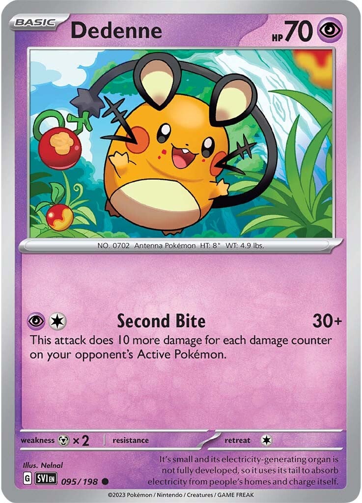 Dedenne (095/198) [Scarlet & Violet: Base Set] | Dragon's Lair Comics and Fantasy Houston TX