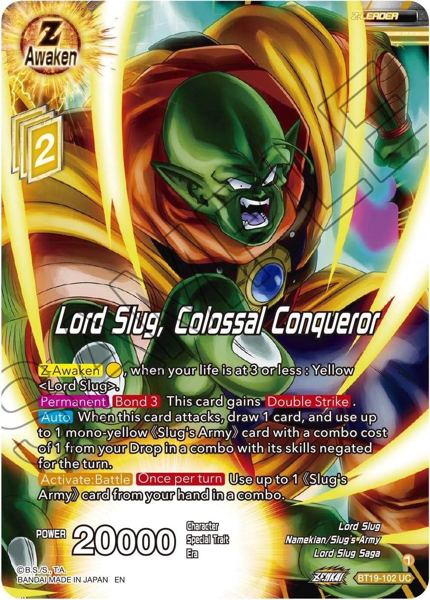 Lord Slug, Colossal Conqueror (BT19-102) [Fighter's Ambition] | Dragon's Lair Comics and Fantasy Houston TX