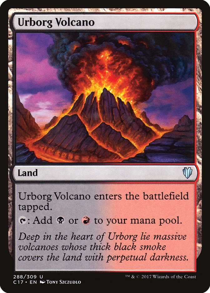 Urborg Volcano [Commander 2017] | Dragon's Lair Comics and Fantasy Houston TX