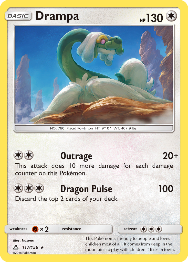 Drampa (117/156) [Sun & Moon: Ultra Prism] | Dragon's Lair Comics and Fantasy Houston TX