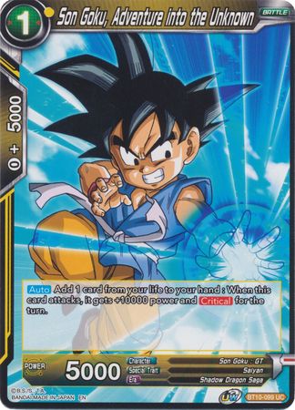 Son Goku, Adventure into the Unknown (BT10-099) [Rise of the Unison Warrior] | Dragon's Lair Comics and Fantasy Houston TX