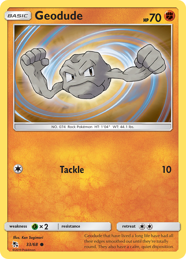 Geodude (33/68) [Sun & Moon: Hidden Fates] | Dragon's Lair Comics and Fantasy Houston TX