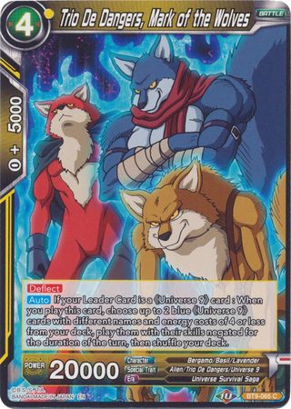 Trio De Dangers, Mark of the Wolves (Reprint) (BT9-065) [Battle Evolution Booster] | Dragon's Lair Comics and Fantasy Houston TX