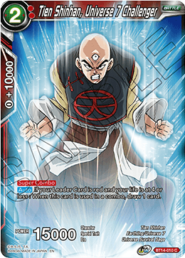 Tien Shinhan, Universe 7 Challenger (BT14-010) [Cross Spirits] | Dragon's Lair Comics and Fantasy Houston TX