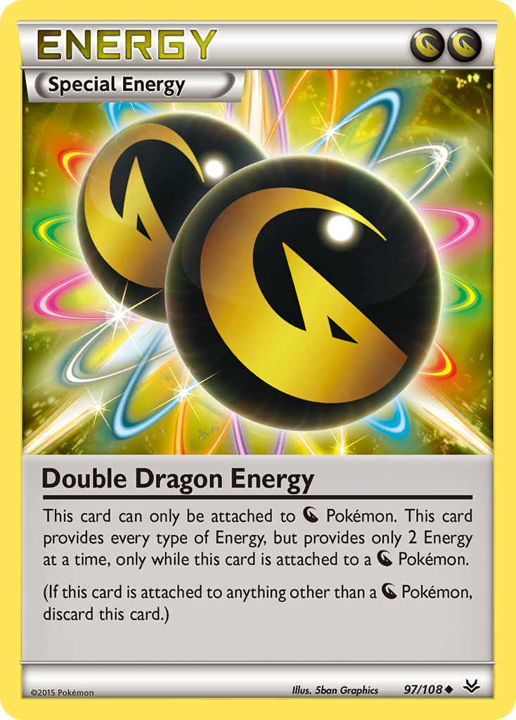 Double Dragon Energy (97/108) [XY: Roaring Skies] | Dragon's Lair Comics and Fantasy Houston TX