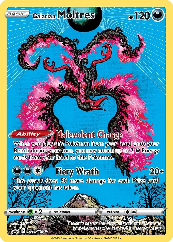 Galarian Moltres (SWSH284) [Sword & Shield: Black Star Promos] | Dragon's Lair Comics and Fantasy Houston TX