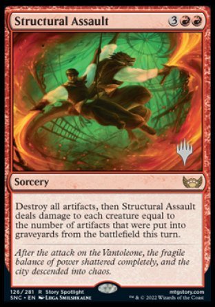 Structural Assault (Promo Pack) [Streets of New Capenna Promos] | Dragon's Lair Comics and Fantasy Houston TX