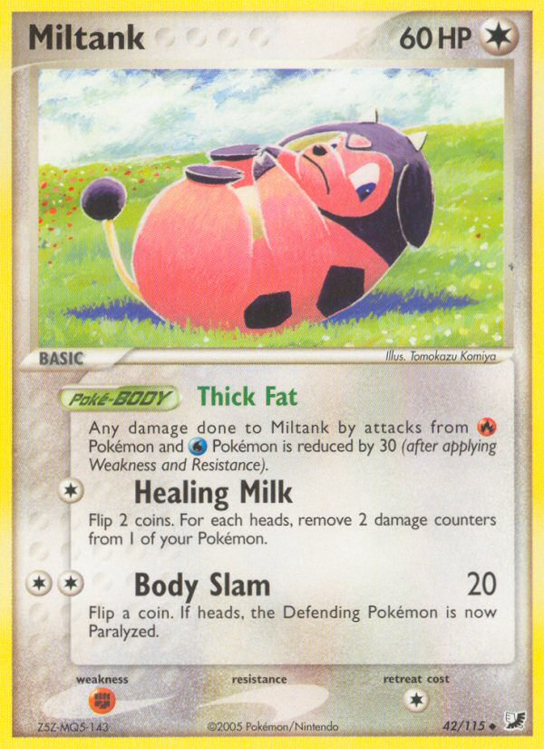 Miltank (42/115) [EX: Unseen Forces] | Dragon's Lair Comics and Fantasy Houston TX