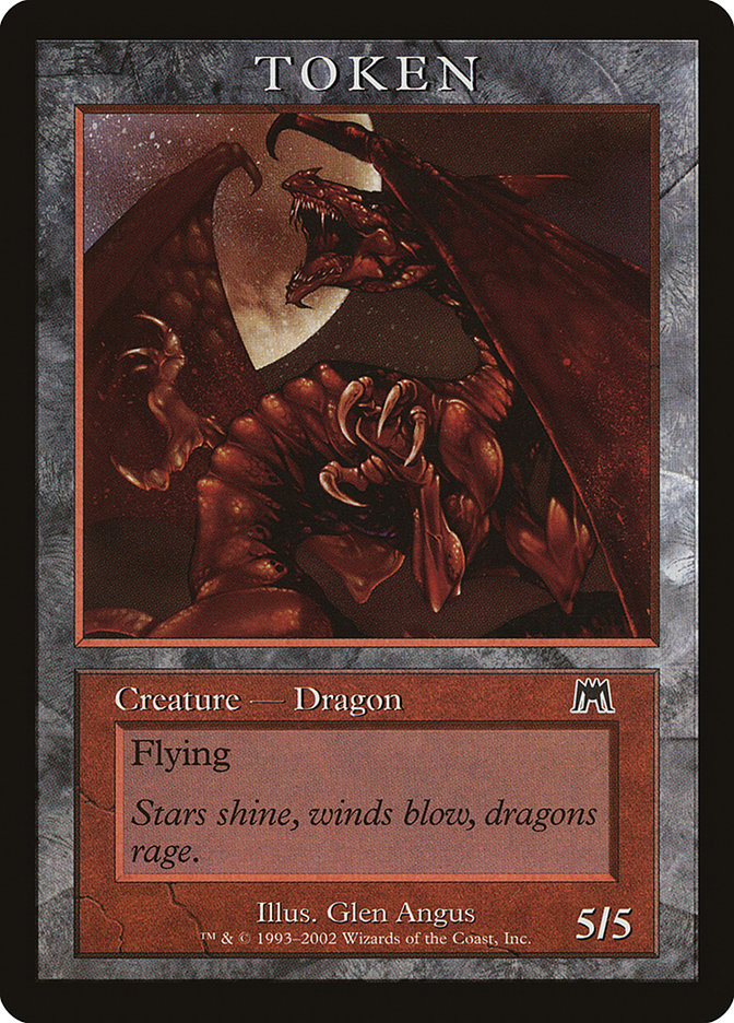 Dragon Token [Magic Player Rewards 2002] | Dragon's Lair Comics and Fantasy Houston TX