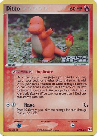 Ditto (37/113) (Stamped) [EX: Delta Species] | Dragon's Lair Comics and Fantasy Houston TX