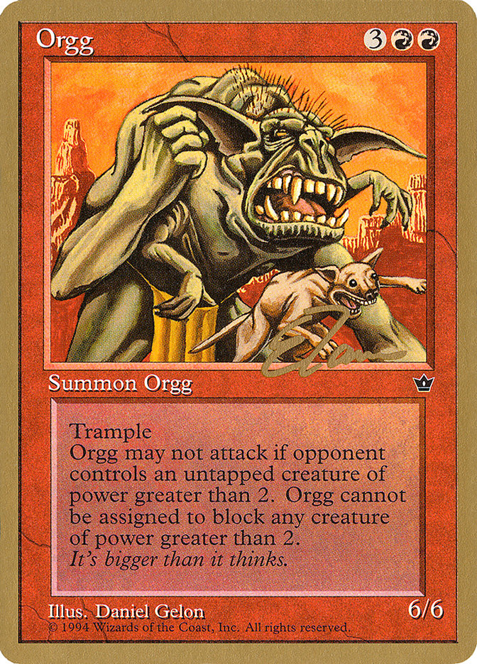 Orgg (Eric Tam) [Pro Tour Collector Set] | Dragon's Lair Comics and Fantasy Houston TX