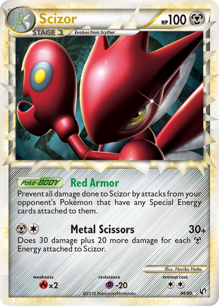 Scizor (84/90) [HeartGold & SoulSilver: Undaunted] | Dragon's Lair Comics and Fantasy Houston TX