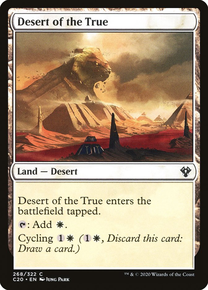 Desert of the True [Commander 2020] | Dragon's Lair Comics and Fantasy Houston TX