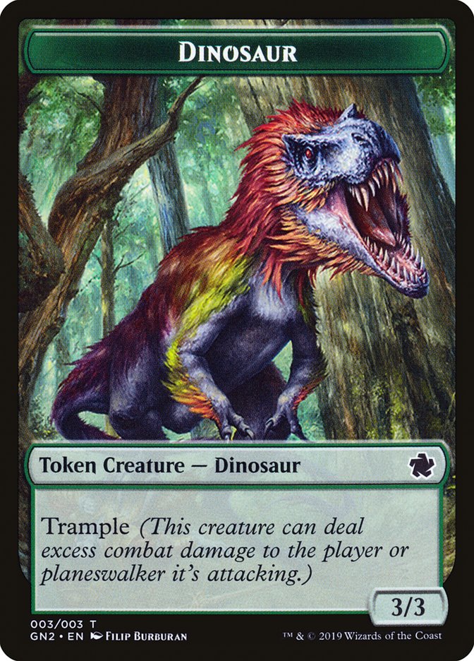 Dinosaur Token [Game Night 2019 Tokens] | Dragon's Lair Comics and Fantasy Houston TX