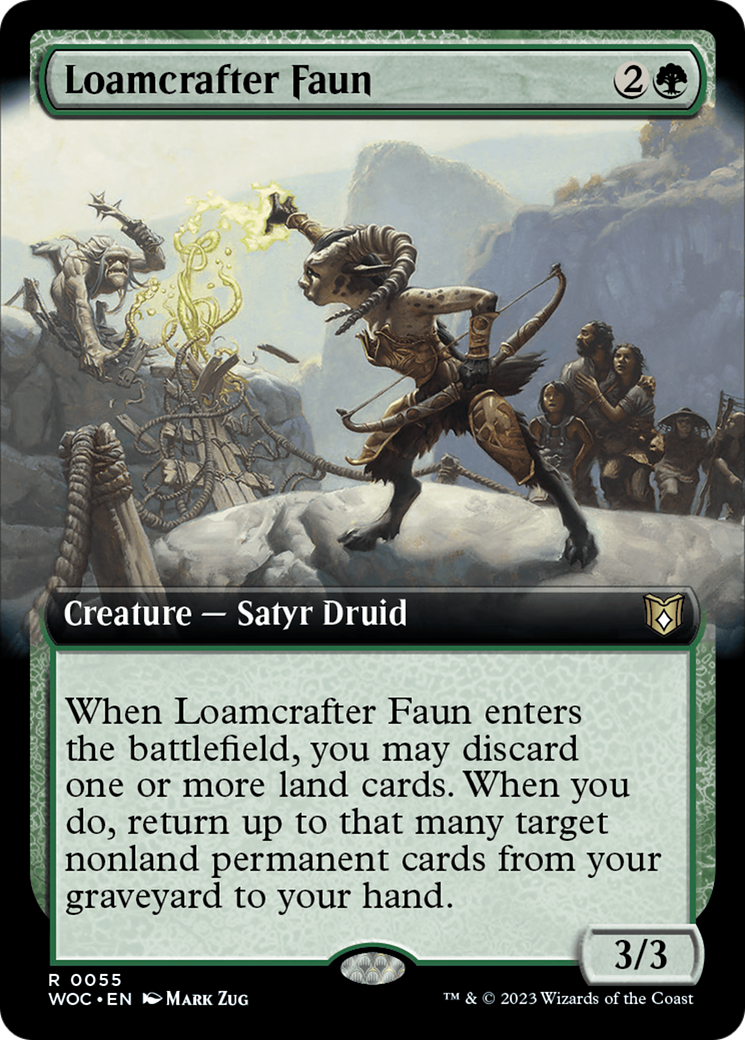 Loamcrafter Faun (Extended Art) [Wilds of Eldraine Commander] | Dragon's Lair Comics and Fantasy Houston TX