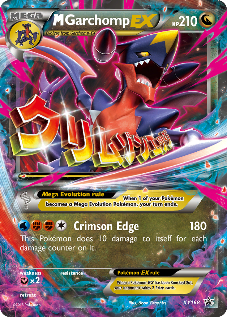 M Garchomp EX (XY168) [XY: Black Star Promos] | Dragon's Lair Comics and Fantasy Houston TX