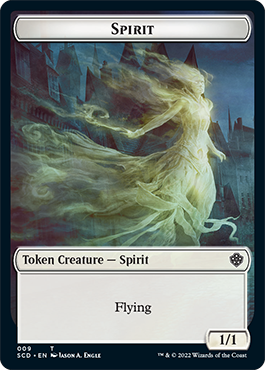 Bird // Spirit Double-Sided Token [Starter Commander Decks] | Dragon's Lair Comics and Fantasy Houston TX