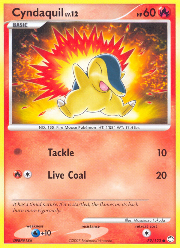 Cyndaquil (79/123) [Diamond & Pearl: Mysterious Treasures] | Dragon's Lair Comics and Fantasy Houston TX