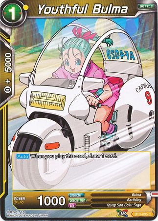 Youthful Bulma (BT3-095) [Cross Worlds] | Dragon's Lair Comics and Fantasy Houston TX