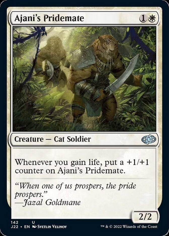 Ajani's Pridemate [Jumpstart 2022] | Dragon's Lair Comics and Fantasy Houston TX