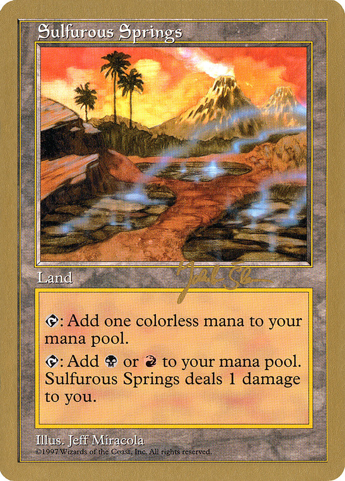 Sulfurous Springs (Jakub Slemr) [World Championship Decks 1997] | Dragon's Lair Comics and Fantasy Houston TX