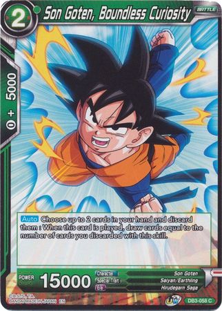 Son Goten, Boundless Curiosity (DB3-058) [Giant Force] | Dragon's Lair Comics and Fantasy Houston TX