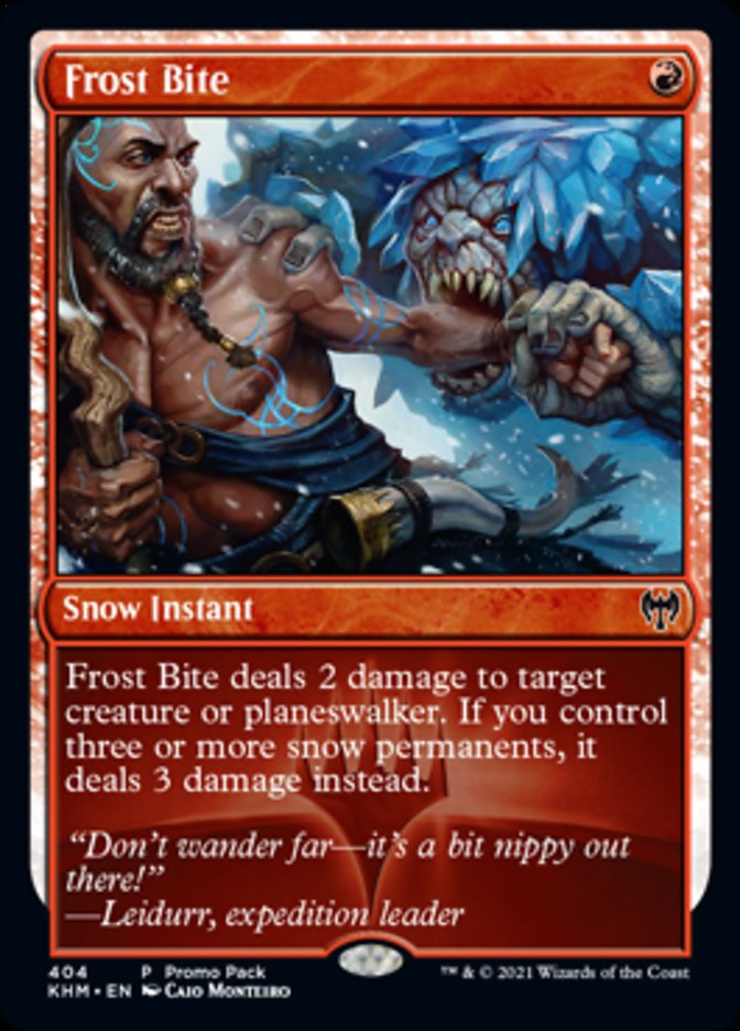 Frost Bite (Promo Pack) [Kaldheim Promos] | Dragon's Lair Comics and Fantasy Houston TX