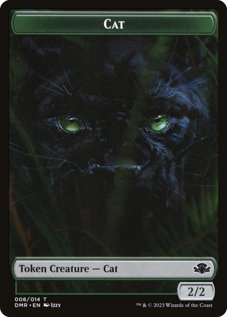 Cat Token (008) [Dominaria Remastered Tokens] | Dragon's Lair Comics and Fantasy Houston TX