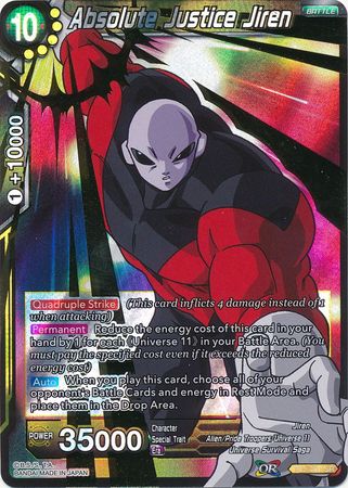 Absolute Justice Jiren (TB1-081) [The Tournament of Power] | Dragon's Lair Comics and Fantasy Houston TX